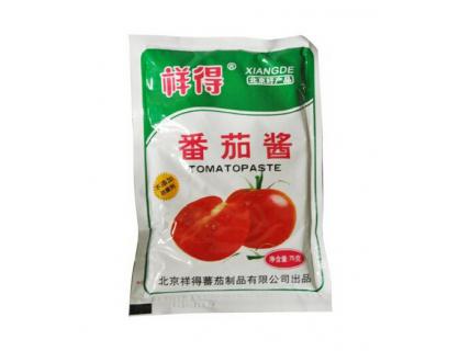 tomate sac d'emballage de ketchup